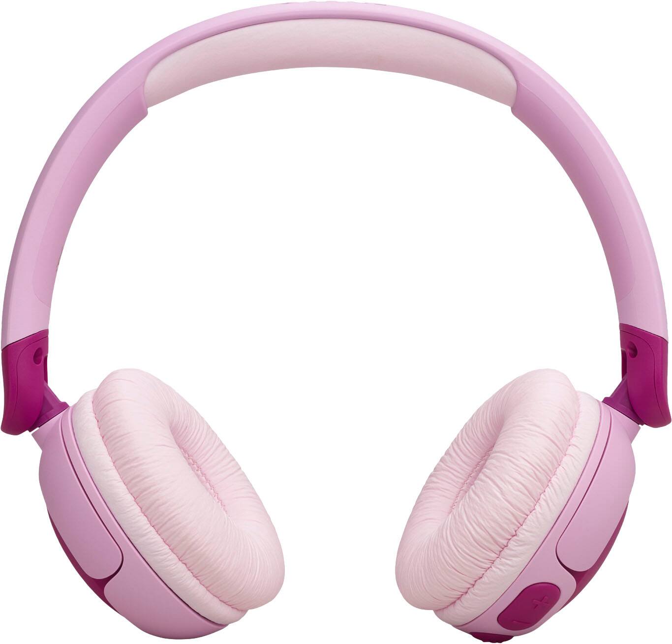 Angle. JBL - Junior 320BT Youth Bluetooth On-Ear Headphones - 2025 - Purple.