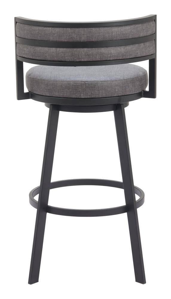Alt View 1. Hivvago - Gimsby Swivel Barstool Gray - Gray.