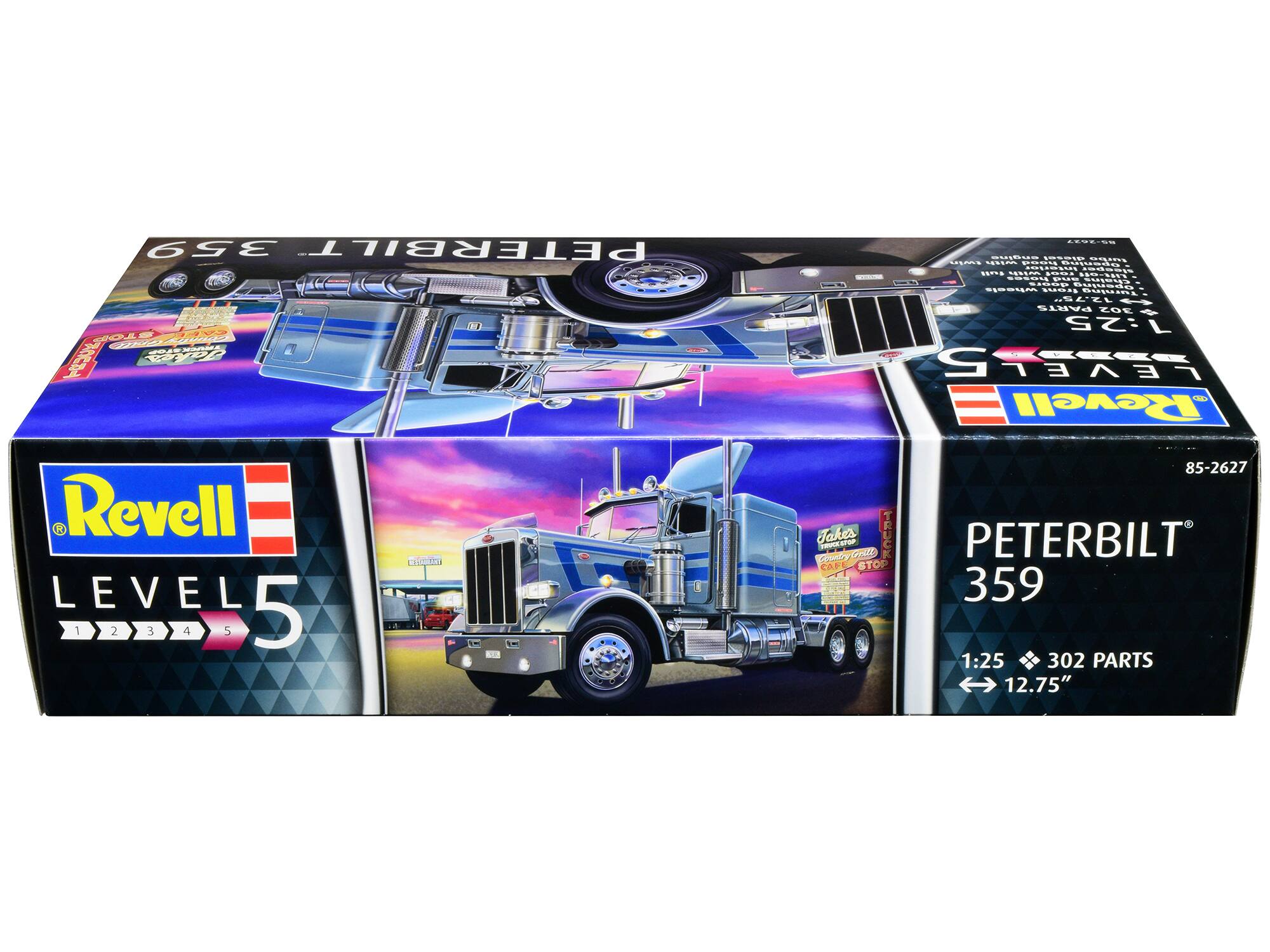 359 PETERBILT  
COLOR: SNAINS GIESSI  
10018 WILD  
code: 100  
Shools  
DECTICA  
Opecium Wheats from Turning  
STOP CHIPPY ARYS Saucherofe  
Jakes  
PARTS 302 1:25 5 QQQQ LEVELD D Revell  
Revell H. LEVEL 1 2 3 4 5 5  
BESTAGREANT  
85-2627 Jakes  
TRUCK PETERBILT - Country Ceratty CAFE STOP 359 1:25 302 PARTS 12.75"