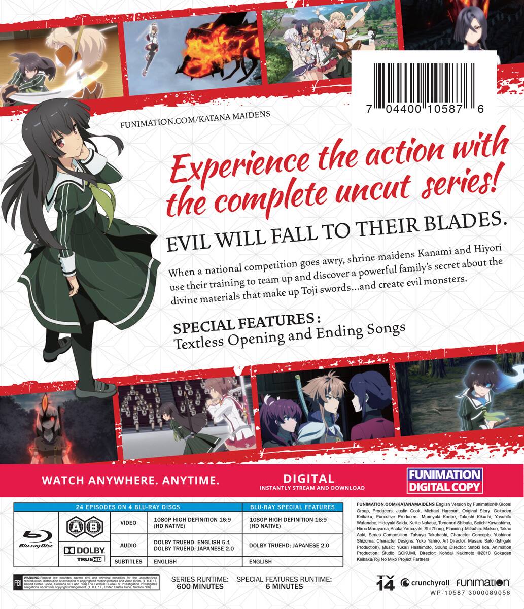 Alt View 1. Katana Maidens: Toji No Miko - The Complete Series (Blu-ray + Digital).