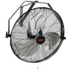 Front. VEVOR - Wall Mount Fan, 18 Inch, 3-speed High Velocity Max. 4150 CFM, Waterproof Oscillating Industrial Wall Fan - Black,Silver.