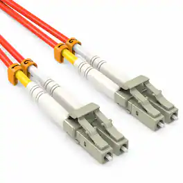 Sanoxy - 2m LC/LC Duplex 62.5/125 Multimode OM1 Fiber Optic Cable - Multi
