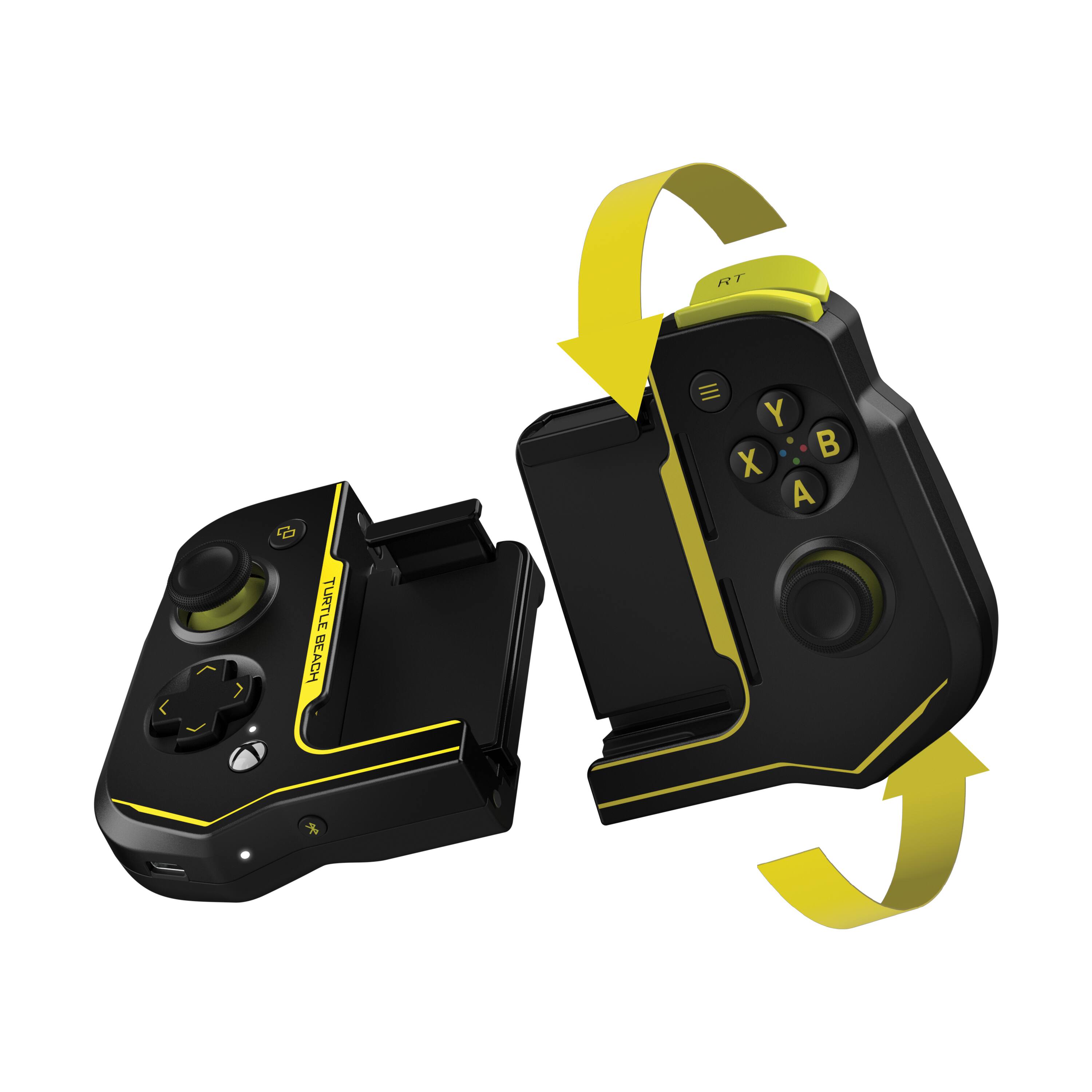 Turtle beach atom game controller for android phones black yellow tbs