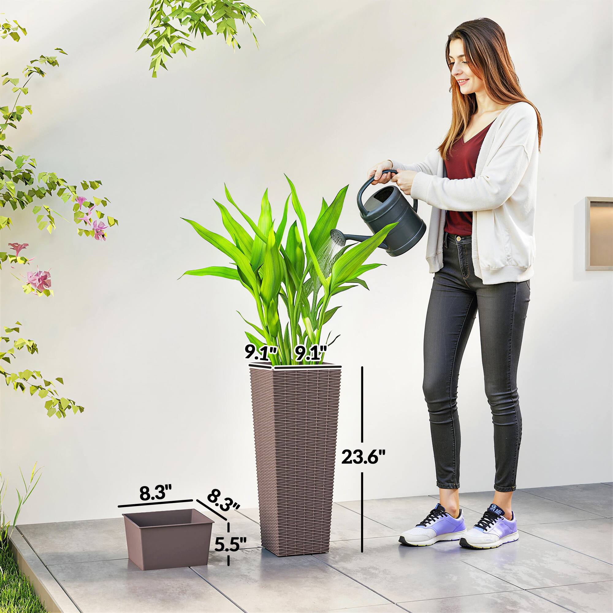 9.1" 9.1" 8.3" 8.3" 5.5" 23.6"