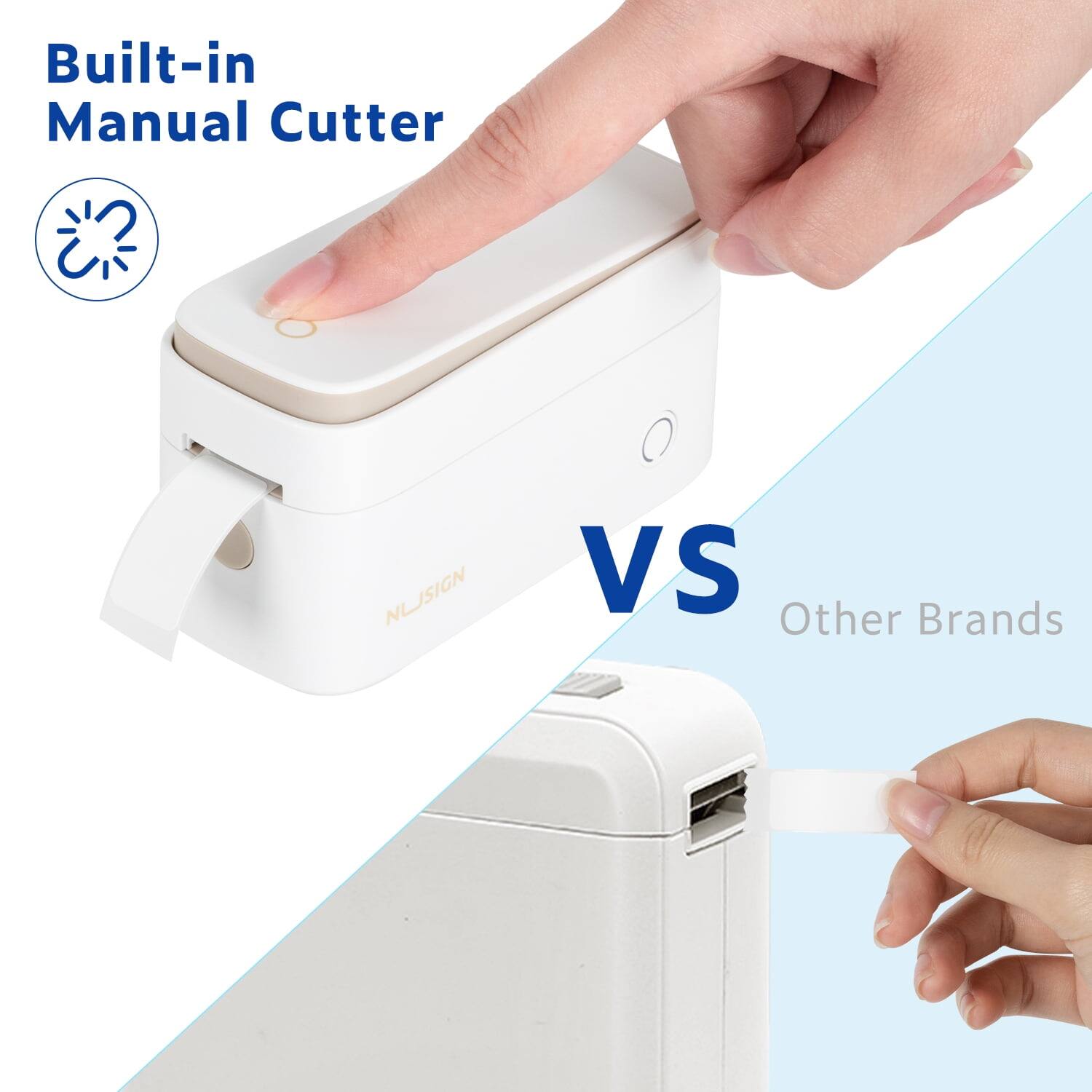 Built-in Manual Cutter NLJSIGN VS Other Brands