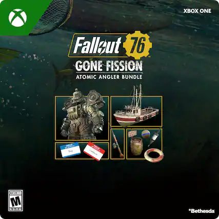 Xbox One Fallout 76 Gone Fission Atomic Angler Bundle. - M (Mature 17+)