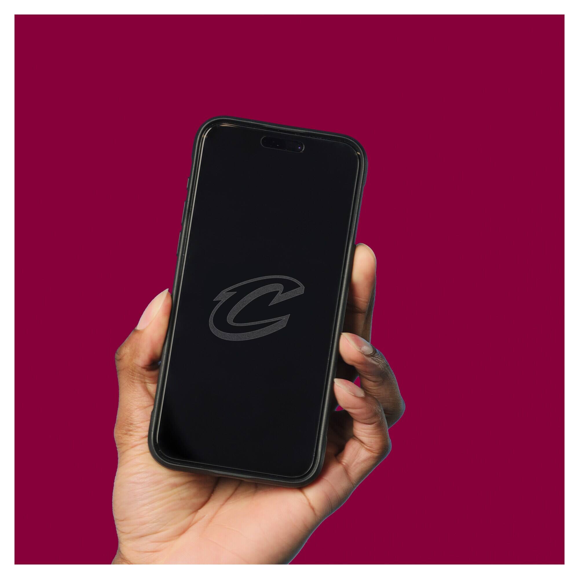 Alt View 3. Screen Skinz - Cleveland Cavaliers iPhone Clear Screen Protector - 17 Pro Max - Multicolor.