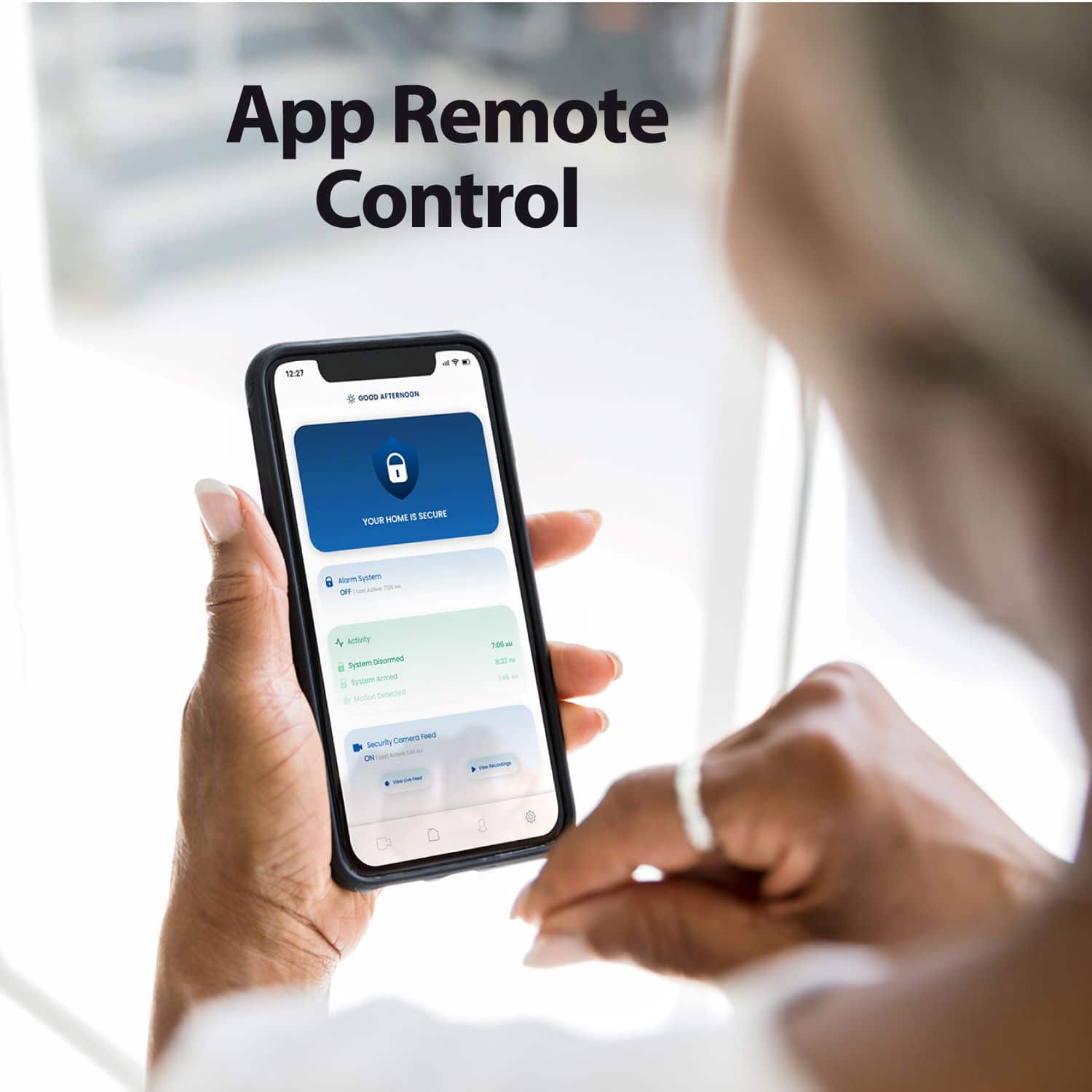 App Remote Control: Secure Your Smart Home System Using This App. Detect Motion and Control Your Devices.