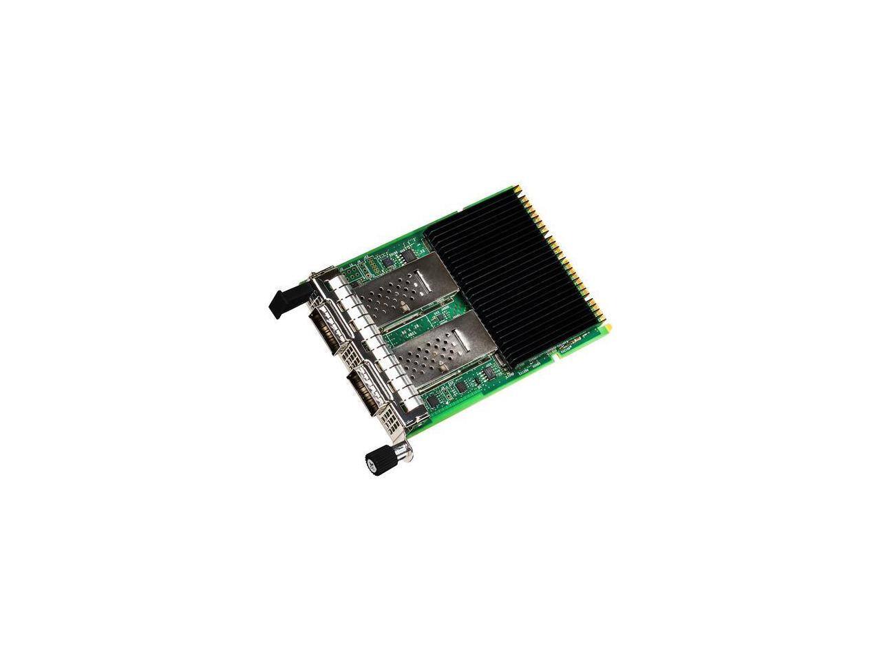 Alt View 4. Intel - Intel E810-CQDA2 100G OCP 3.0 2-Port PCIe 4.0 x16 Optical Network Adapter - black.