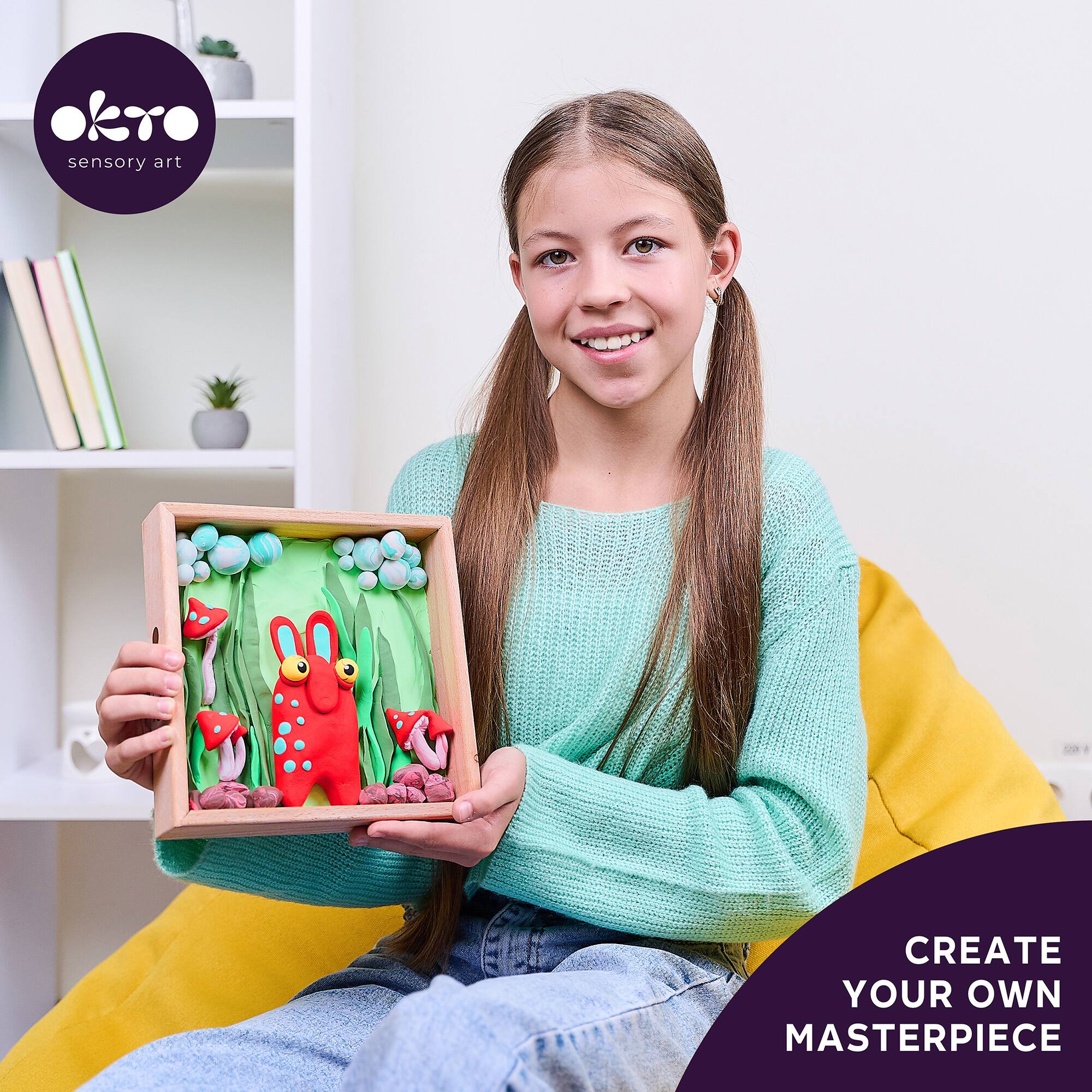okro sensory art  
CREATE YOUR OWN MASTERPIECE
