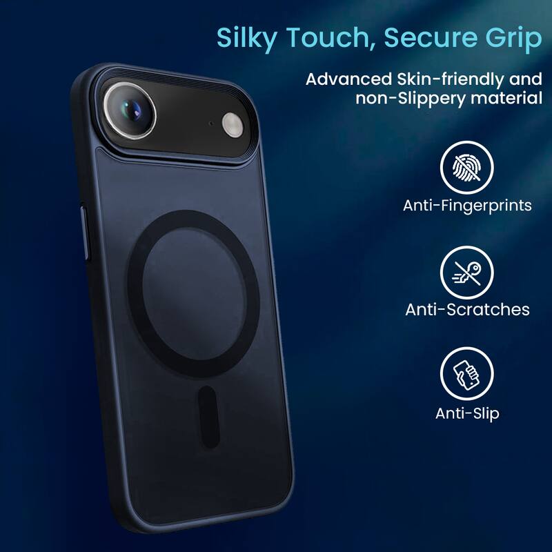 Silky Touch, Secure Grip

Advanced Skin-friendly and non-Slippery material

- Anti-Fingerprints
- Anti-Scratches
- Anti-Slip