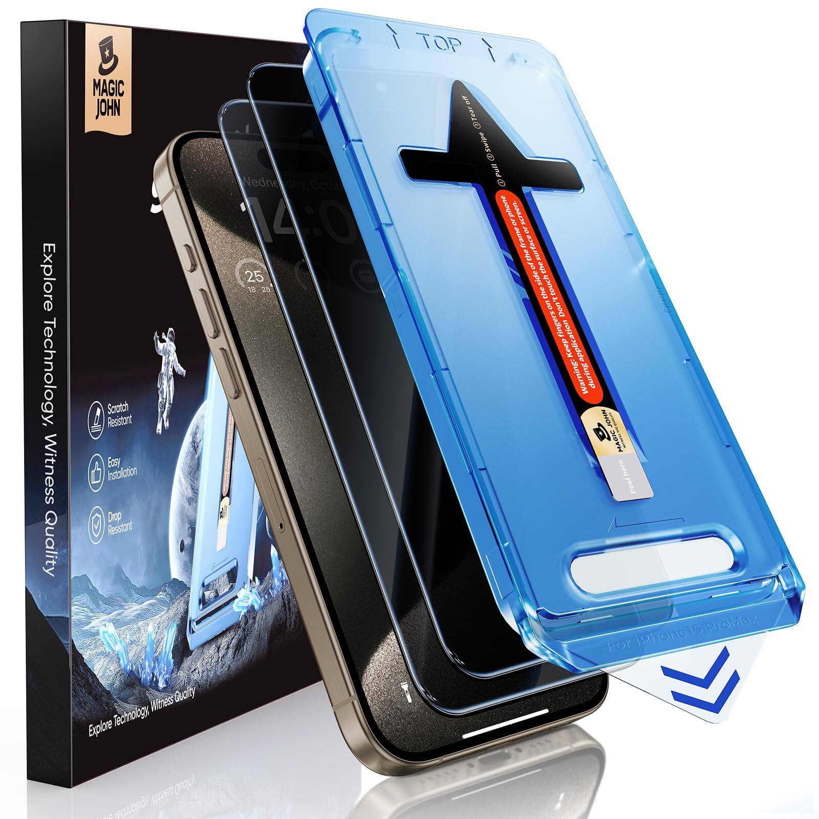Explore Technology, Witness Quality

I TOP MAGIC JOHN on @Tearoff Swipe Pull 140 phone or screen. or frame the surface of the 25 side 18 25 the touch on Don't fingers application Keep Warning: during Soutch Resistant JOHN Easy Installation Drop Resistant iPhone15 ProMax For Technology Witness/Quality Explore