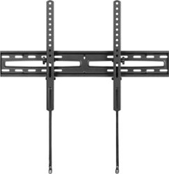 Best Buy essentials™ - Tilting TV Wall Mount For Most 47–84" TVs - Black - Front_Zoom
