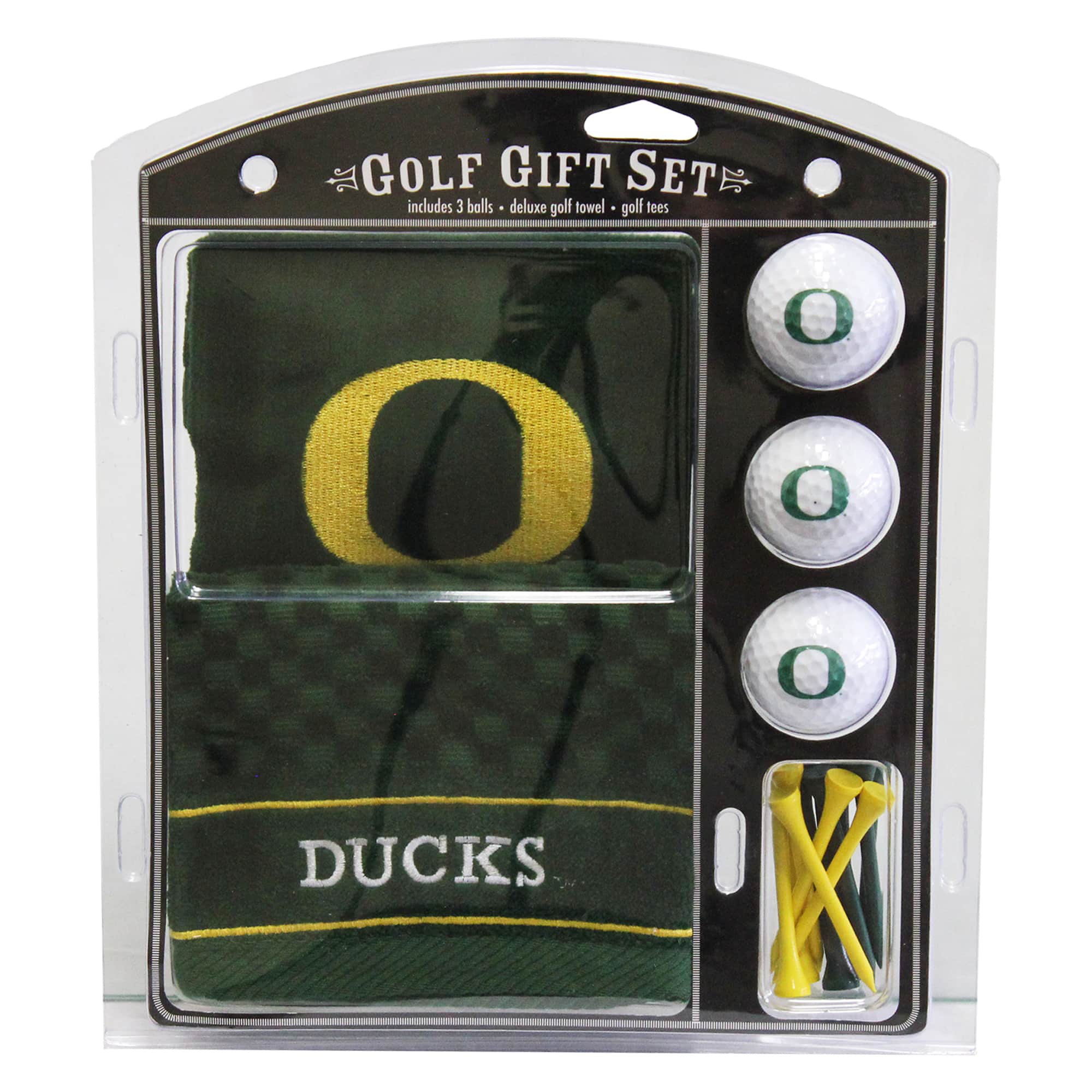 GOLF GIFT SET  
includes 3 balls • deluxe golf towel • golf tees  

DUCKS
