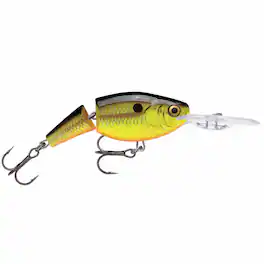 Rapala - Jointed Shad Rap 05, Fishing Lure - Chartreuse Black