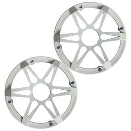 Enrock Marine - Enrock 6.5" Grilles for EM265RGB Marine Speaker (White, Pair)