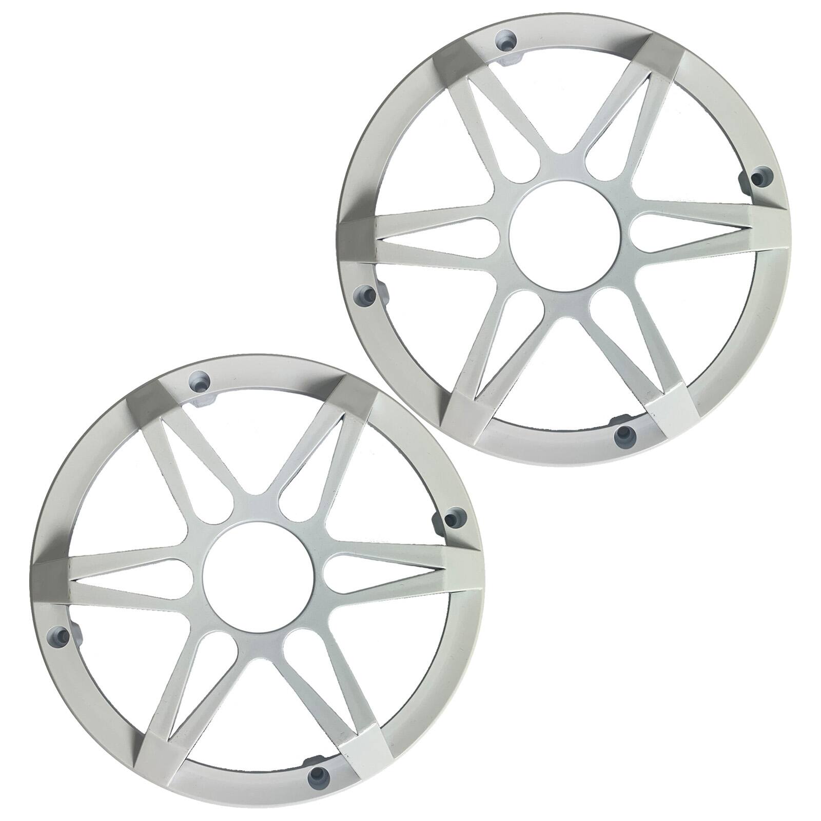 Front. Enrock Marine - Enrock 6.5" Grilles for EM265RGB Marine Speaker (White, Pair).