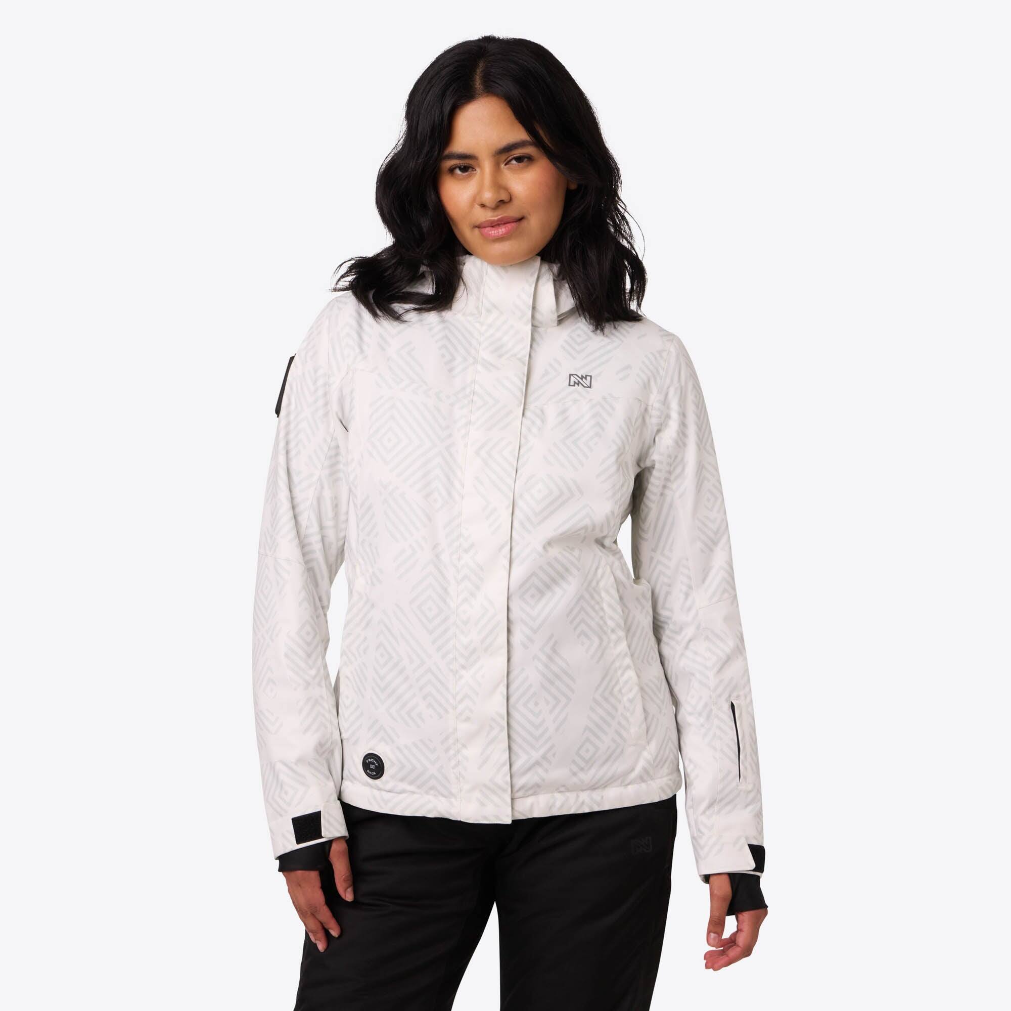 Front. Mobile Warming - Women's Denali Heated Snow Jacket - Geo.