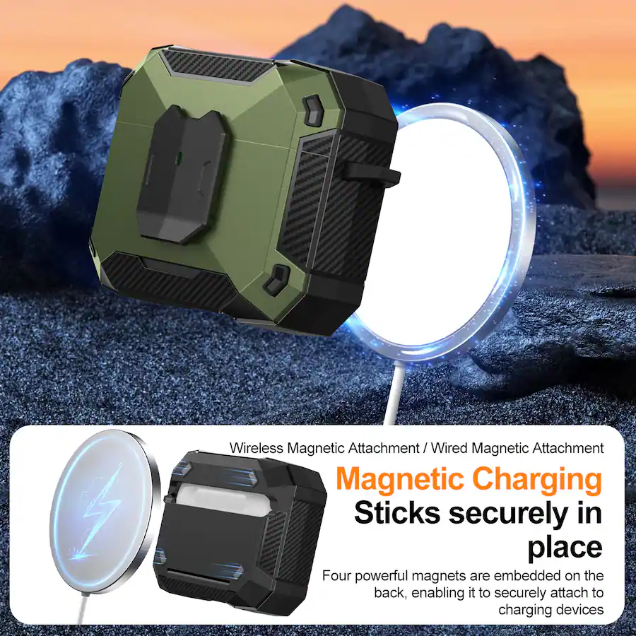 Pro Hard Pc UUCOVER Safety Lock Case for Airpods Pro 3rd Gen (2025) Shockproof TPU ...