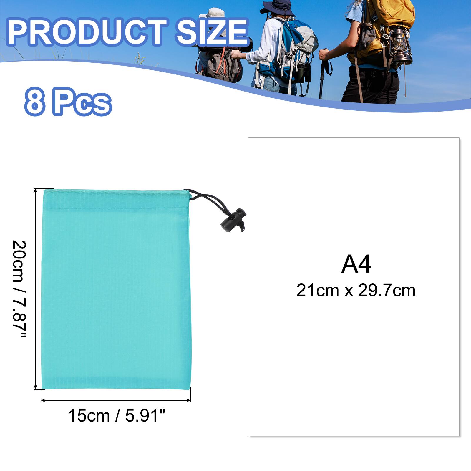 PRODUCT SIZE

8 Pcs

20cm / 7.87"

15cm / 5.91"

A4

21cm x 29.7cm