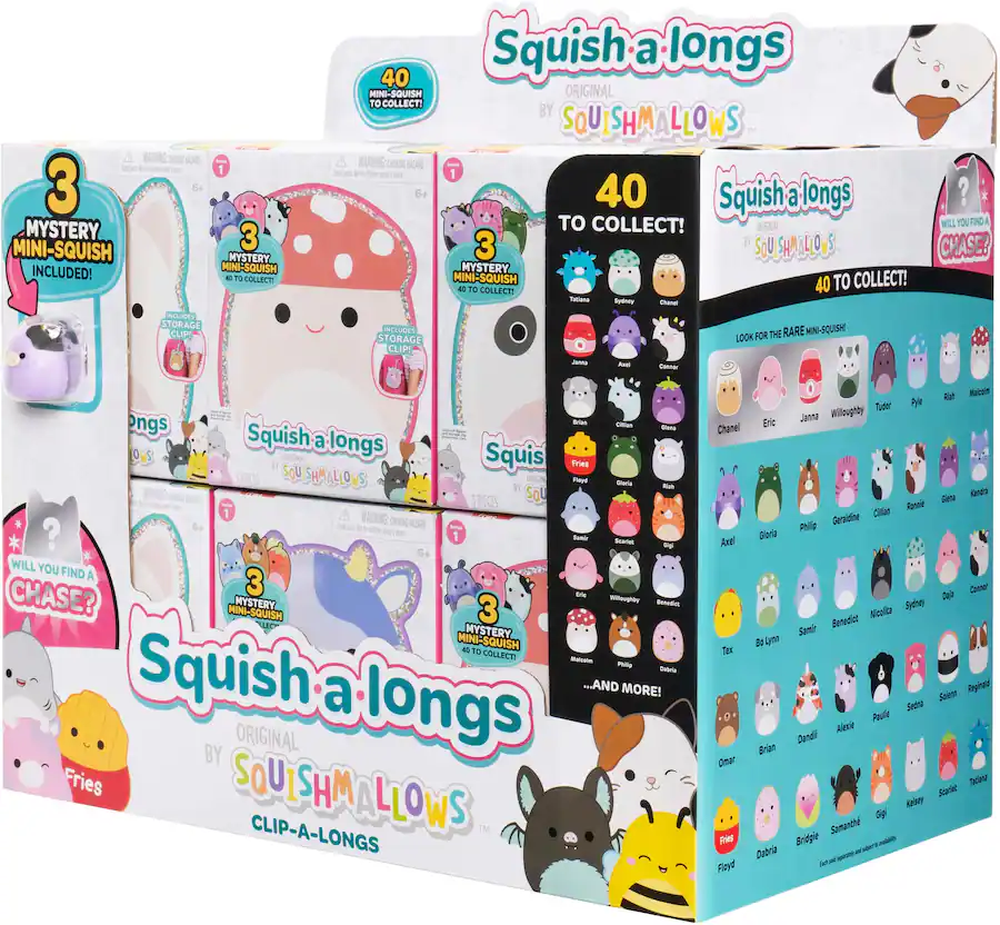 Jazwares Squish a longs Clip & Go Styles May Vary SQAL0074 - Best Buy