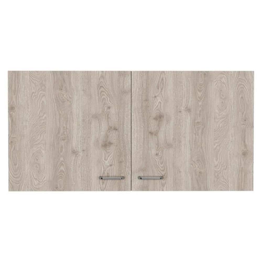 Acme Furniture - Napoles Wall Cabinet - Engineered Wood - White - Light Grey