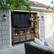Back. Storm Shell - Storm Shell Classic Outdoor TV Enclosure 75" - Black.