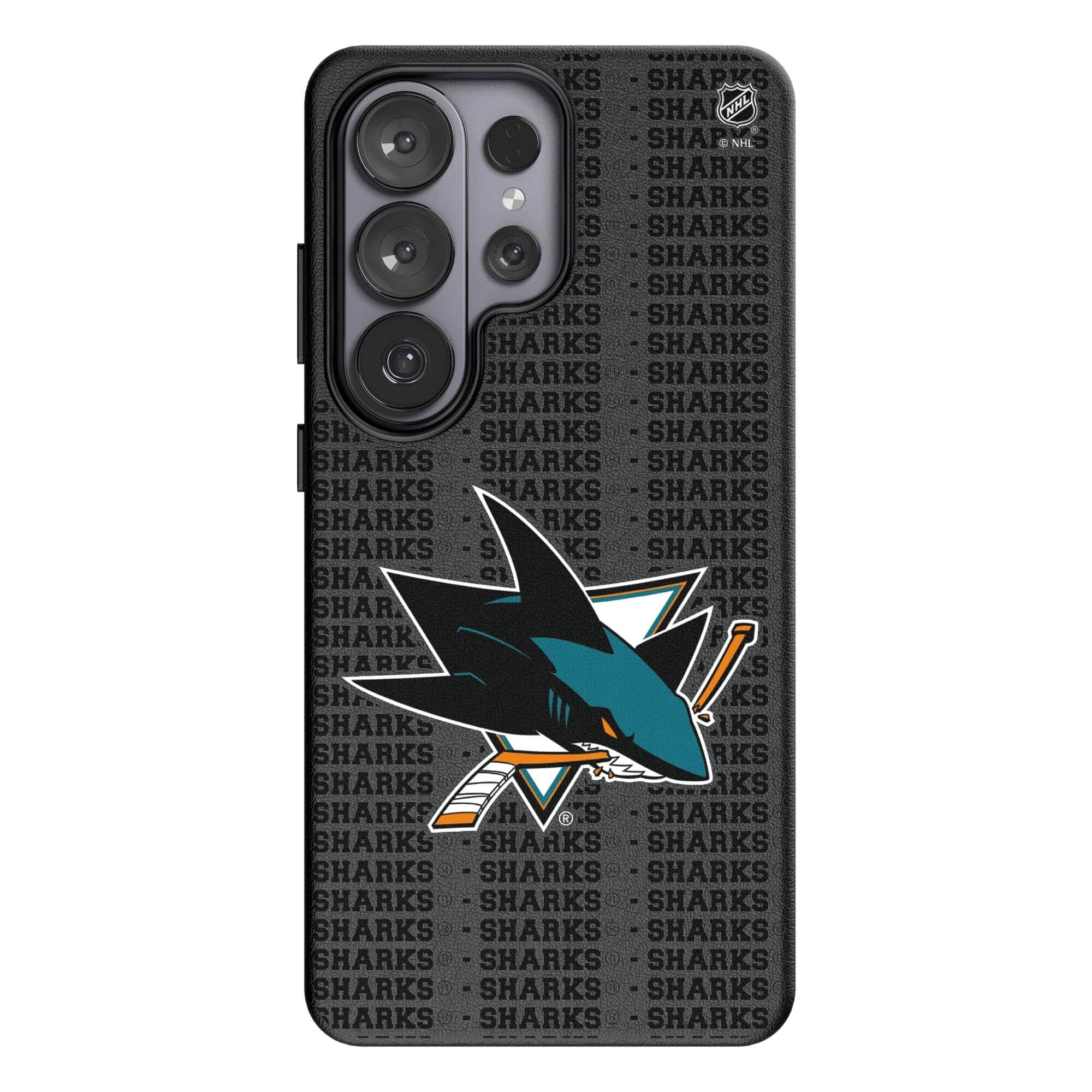 Keyscaper - NHL - San Jose Sharks Text Backdrop Galaxy Magnetic Bump Case - S24 Plus - Black price history on PriceWatchPro
