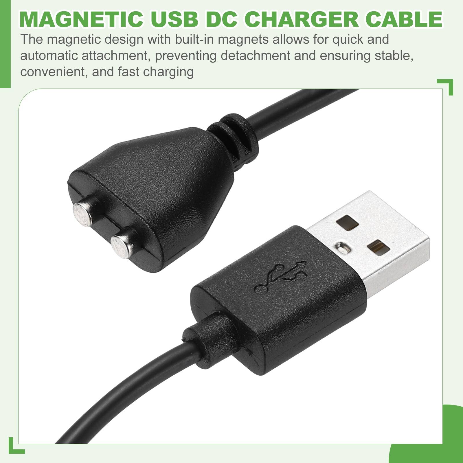 MAGNETIC USB DC CHARGER CABLE

The magnetic design with built-in magnets allows for quick and automatic attachment, preventing detachment and ensuring stable, convenient, and fast charging