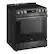 Angle. LG - 6.3 Cu. Ft. Slide-In Electric True Convection Smart Range with Air Fry and Premium Handle - PrintProof Black Stainless Steel.