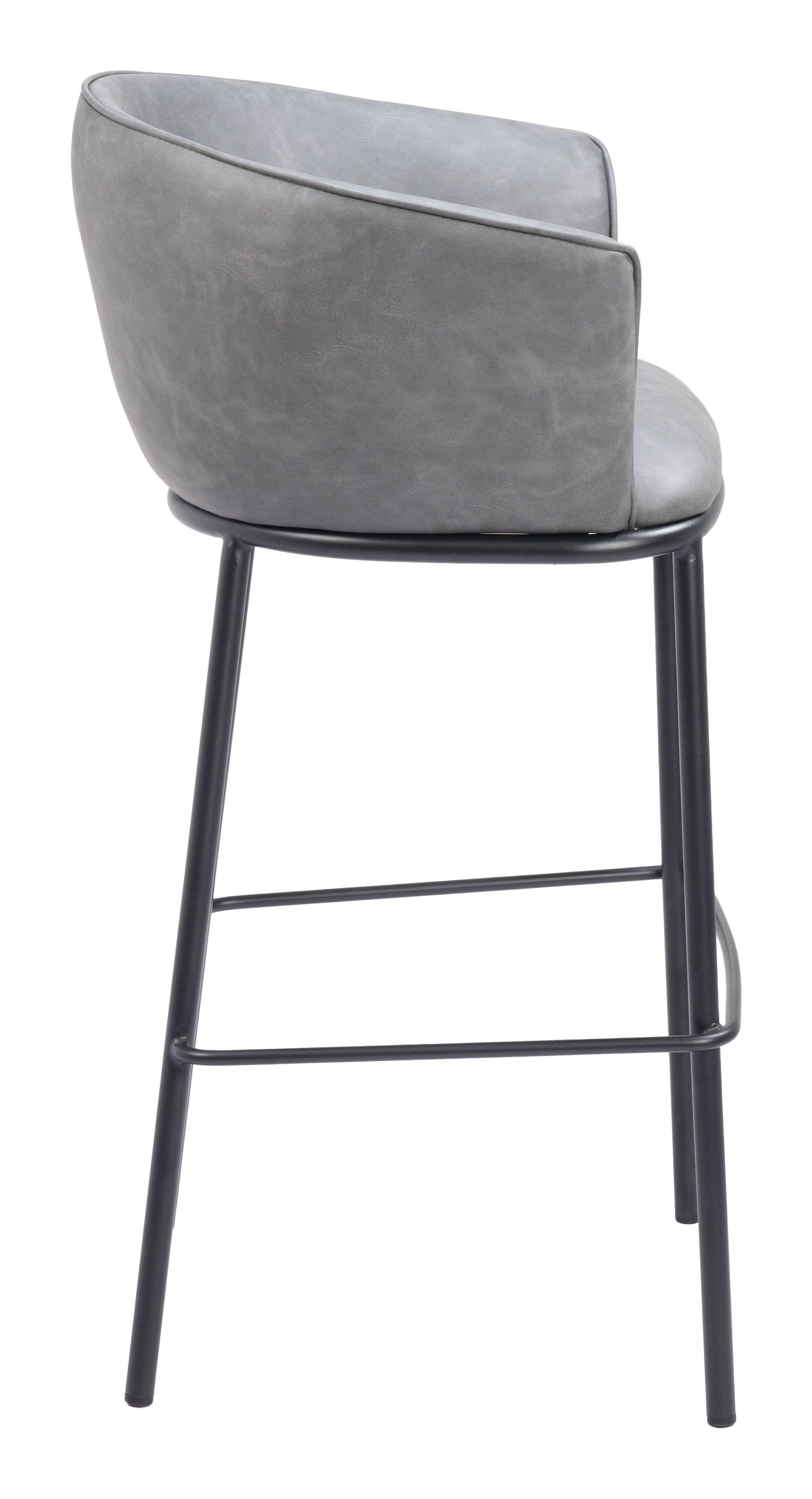 Back. Hivvago - Garston Barstool Gray - Gray.