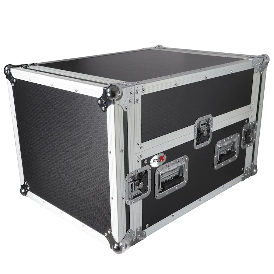 Airplane Computer Case ProX T 6MRSS13ULT Flight Case with Laptop Shelf for 6U Rack x 13U Top ...