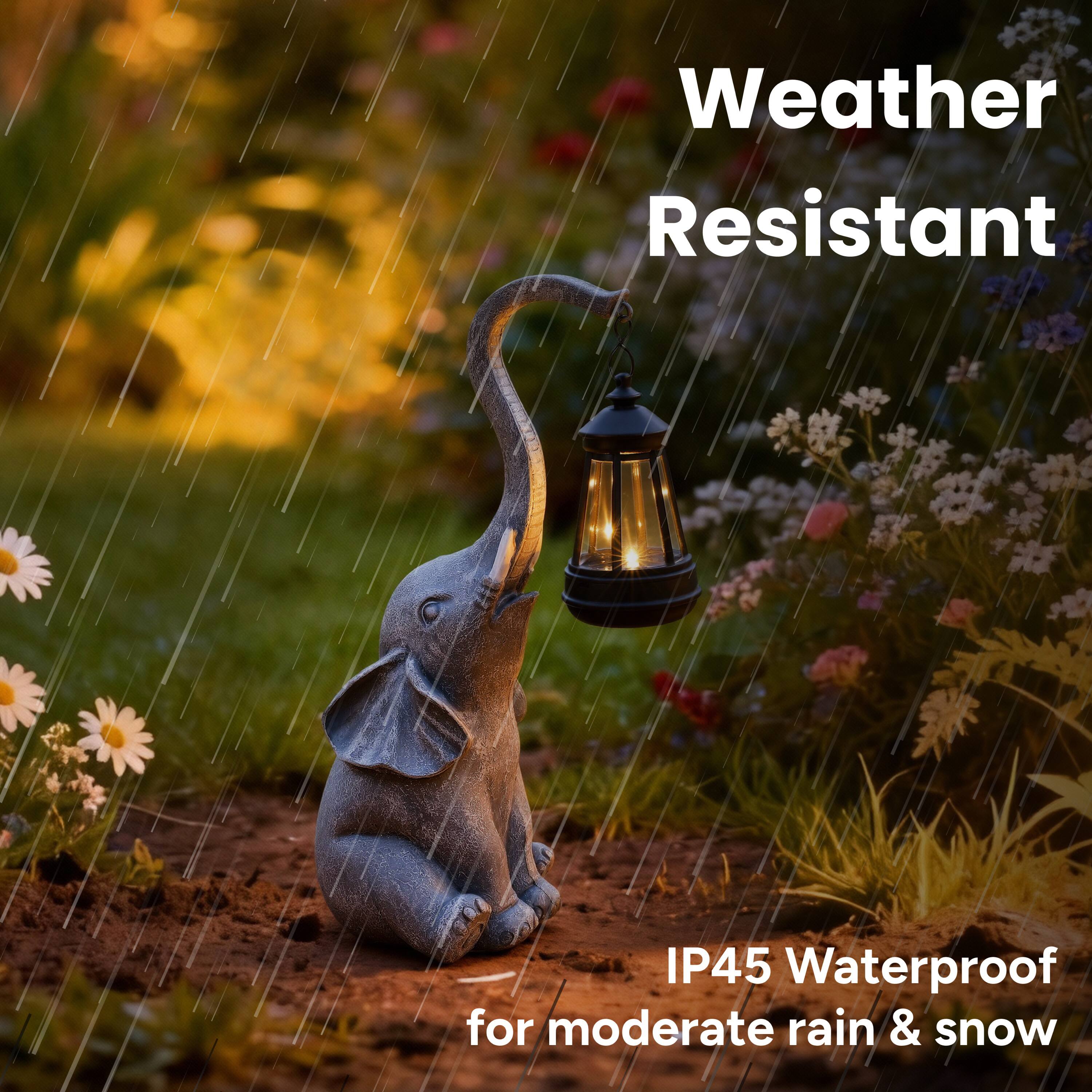 Weather Resistant  
IP45 Waterproof for moderate rain & snow