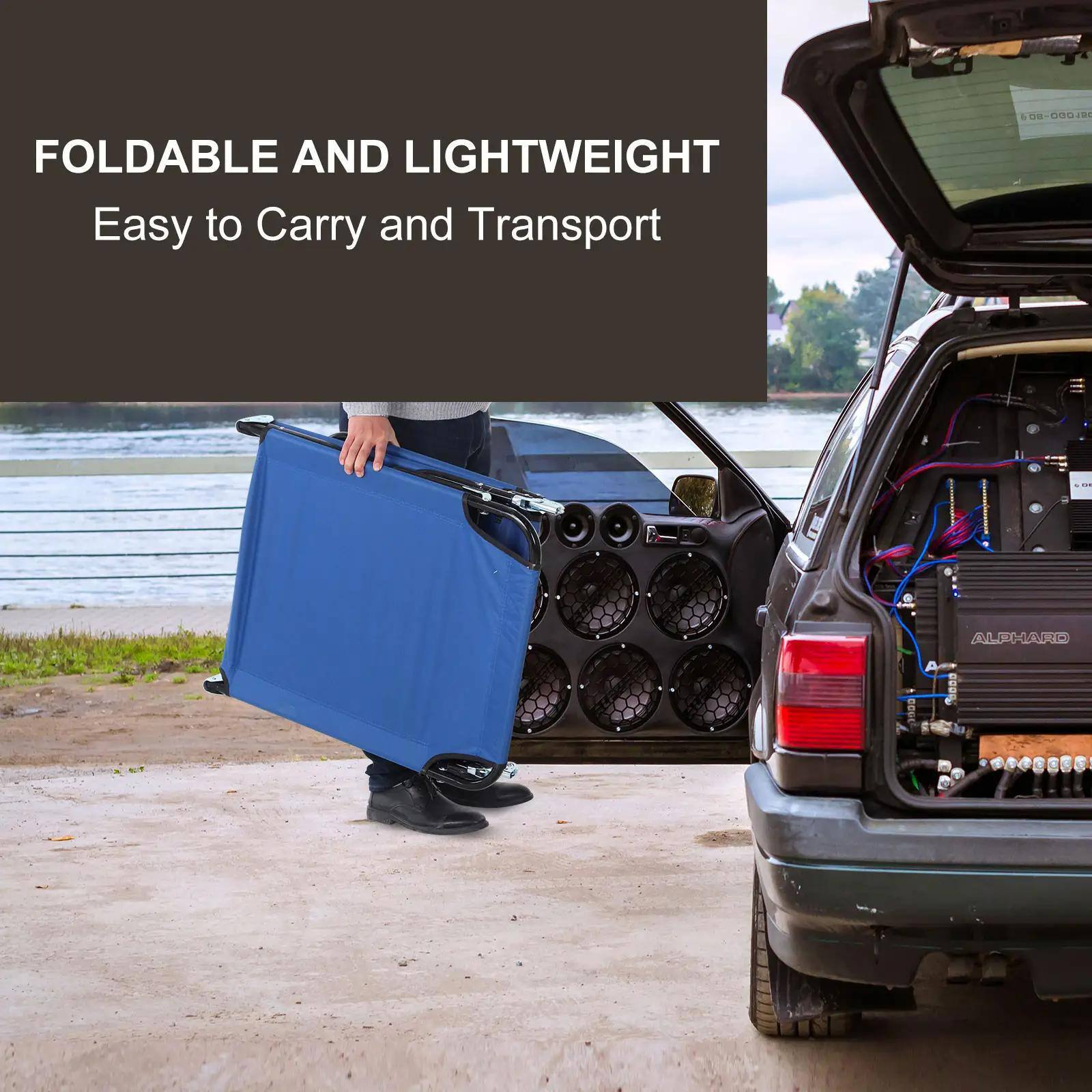 FOLDABLE AND LIGHTWEIGHT Easy to Carry and Transport