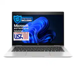 HP - EliteBook X360 1030 G4 Core i5-8365U 1.6GHz, 16GB, 512GB SSD, 13.3inch FHD Touch, Windows 11 Pro (Refurbished) - Silver
