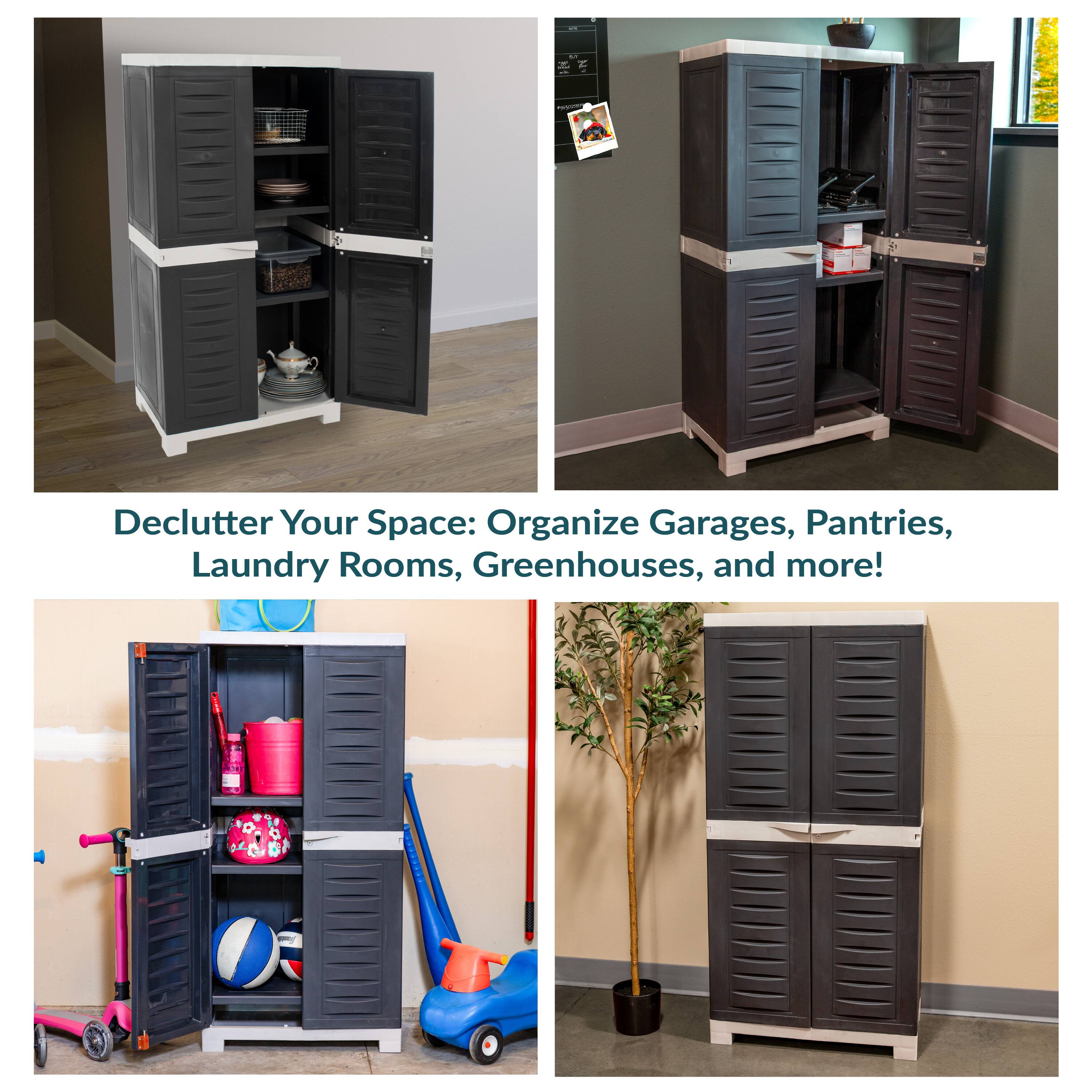 Declutter Your Space: Organize Garages, Pantries, Laundry Rooms, Greenhouses, and more!
