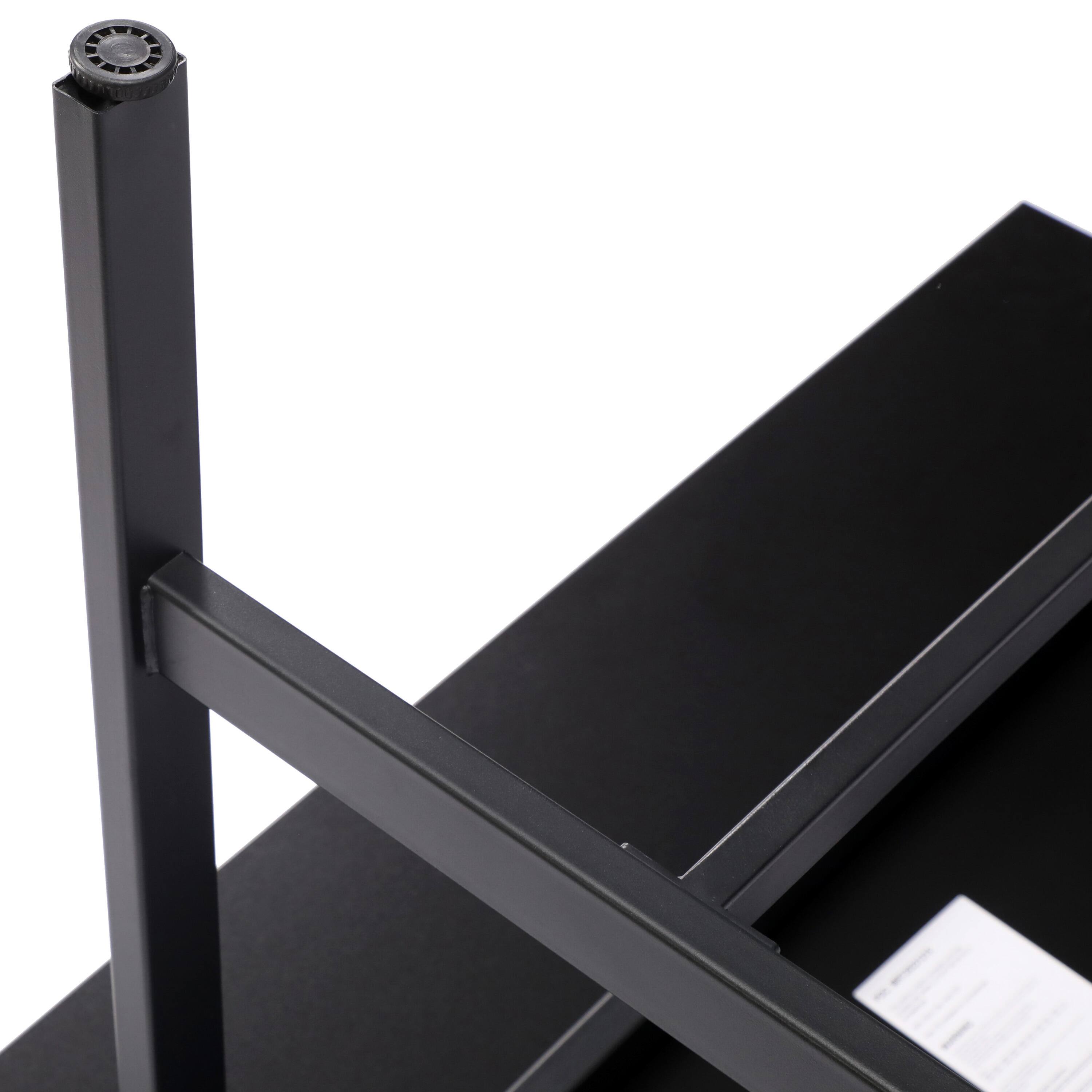 Alt View 8. Emma + Oliver - Remy 48x30 Dining or Gaming Table with Double Sided Laminate Table Top and Heavy Duty A-Frame Steel Base - Gray Oak.