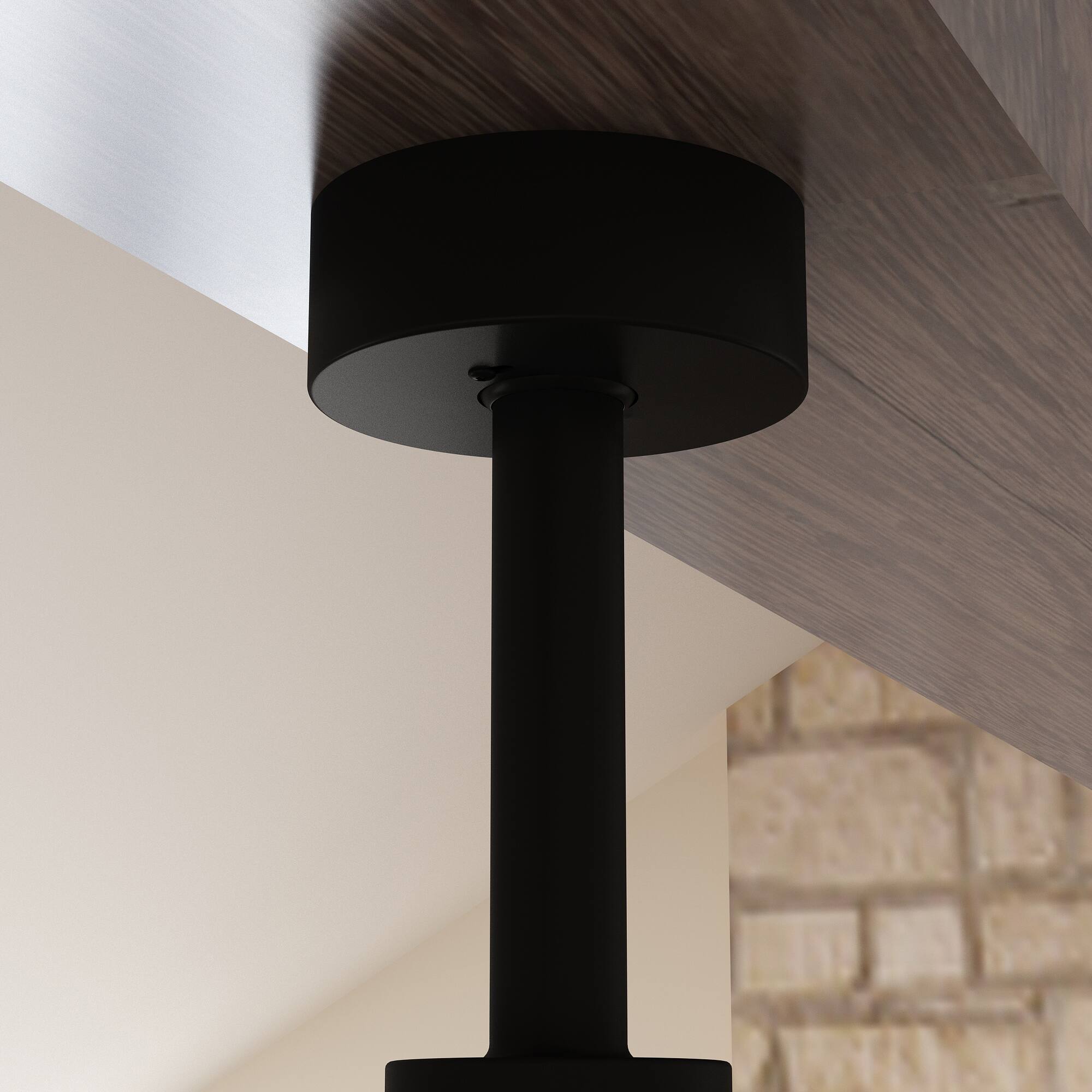 Alt View 7. Famapy - Famapy 8 - Blade Ceiling Fan: LED Light, Reversible & 6 - Speed Quiet - Black.