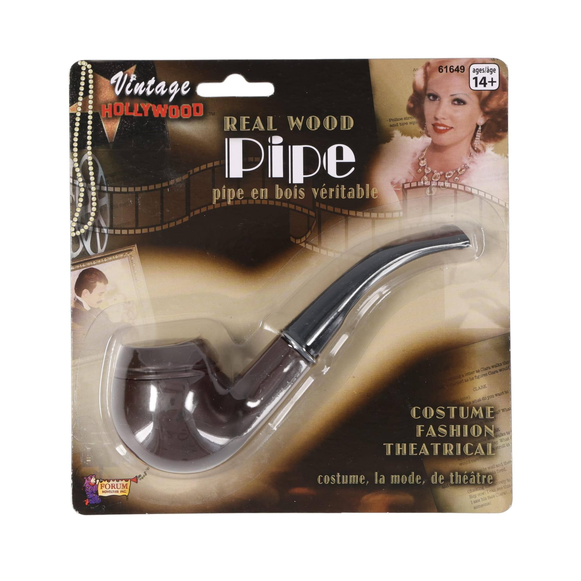 Vintage HOLLYWOOD  
REAL WOOD Pipe  
pipe en bois véritable  
61649  
ages/age 14+  
FORUM  
COSTUME FASHION THEATRICAL  
costume, la mode, de théâtre