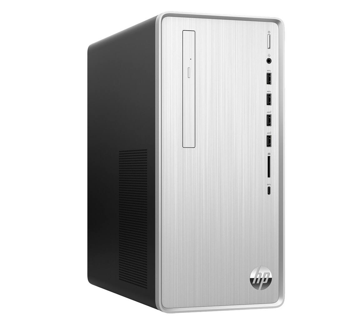 Angle. HP - Pavilion Mini Tower Desktop PC Computer TP01-1105T Intel Core i5-10th 16GB RAM 256GB SSD Windows 11 Pro, Wi Fi/ BT..