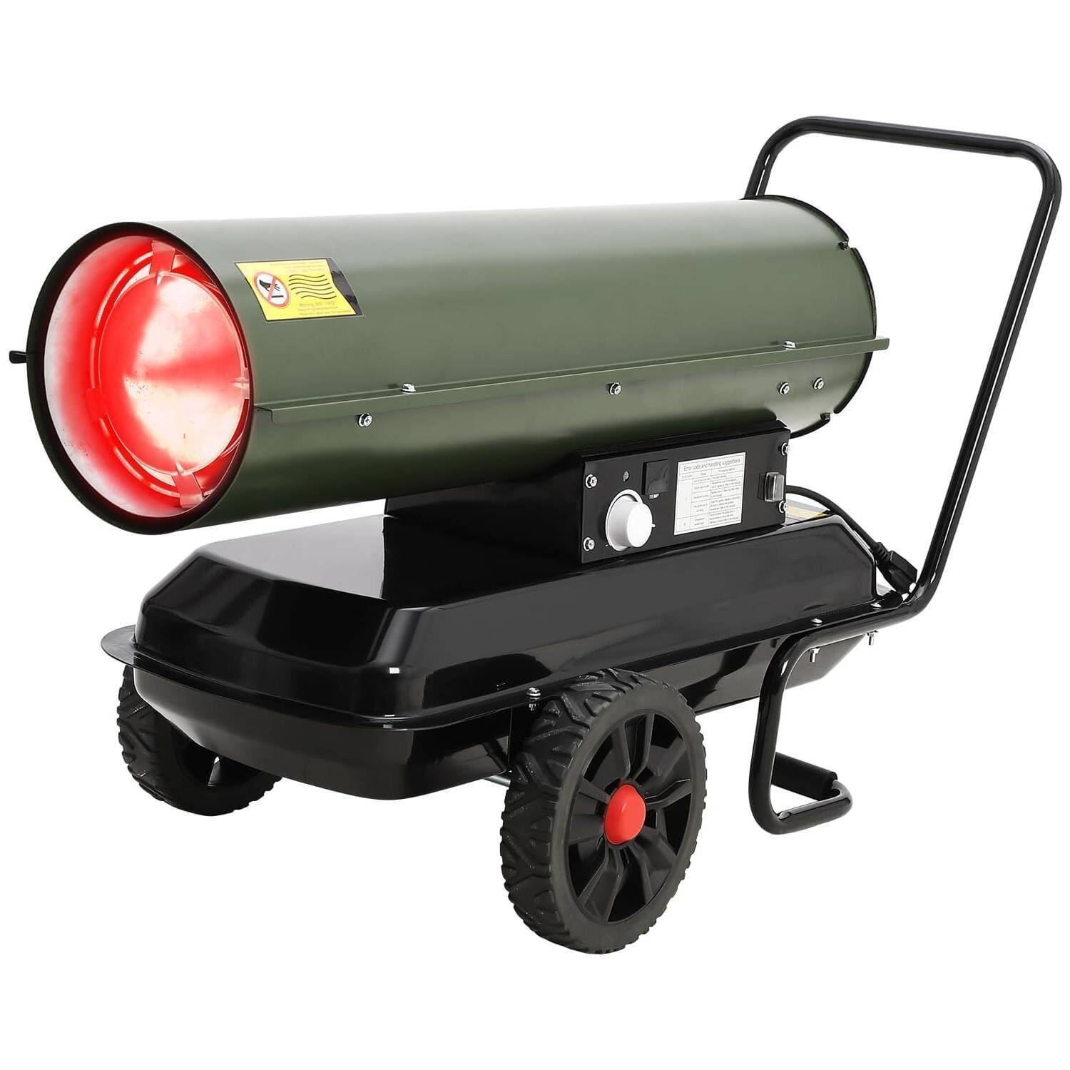 Front. Acekool - 125,000 BTU Forced Air Diesel & Kerosene Space Heater for Garage and Construction Sites.