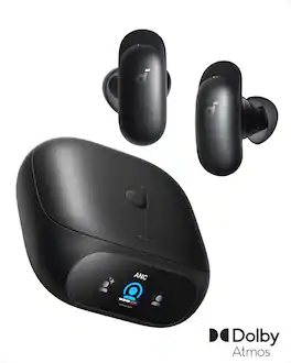 Anker - Soundcore Liberty 5 Pro True Wireless Noise Cancelling Bluetooth In-Ear Earbuds - Black