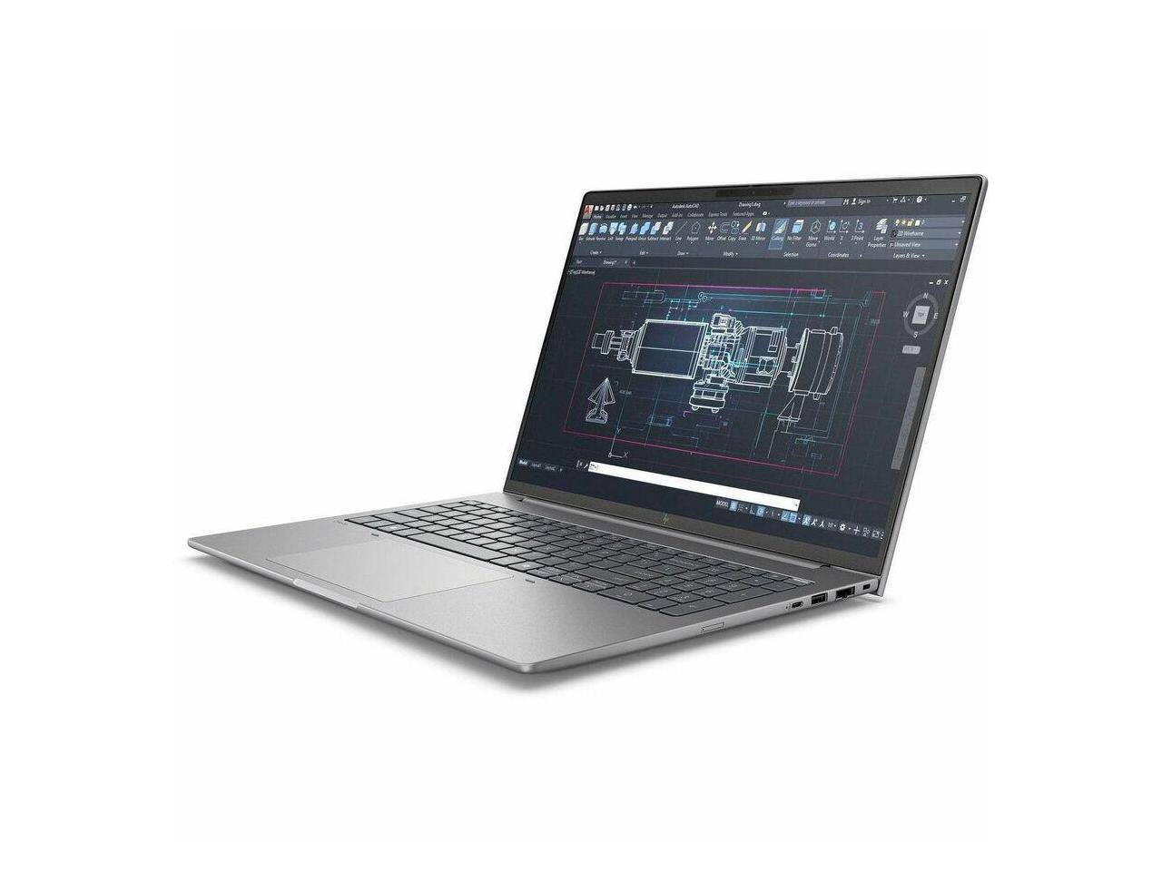 Alt View 5. HP - HP ZBook 8 G1i 16" Mobile Workstation - WUXGA - 60 Hz - Intel Core Ultra 7 265H - vPro Technology - 32 GB - 1 TB SSD - Meteor Silver.