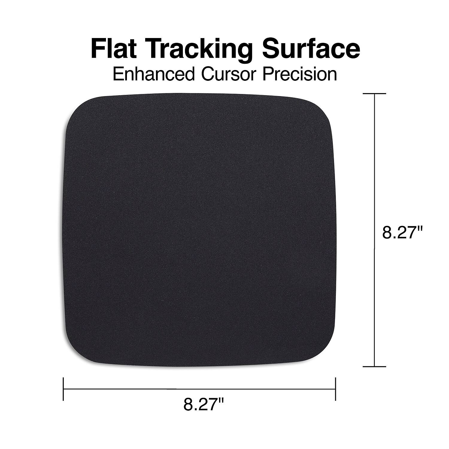 Flat Tracking Surface  
Enhanced Cursor Precision  

8.27" x 8.27"