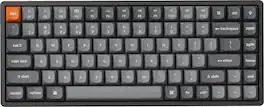 Keychron - K2 Max 75% Custom Wireless RGB Mechanical Keyboard with Programmable QMK/VIA Hot-Swappable Brown Switch - Black