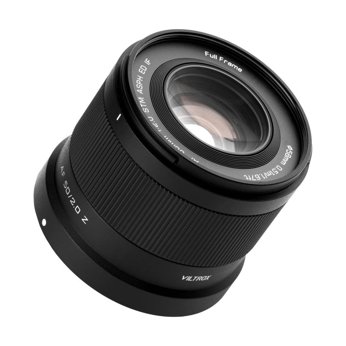 AF 50/2.0  
Full Frame ED ASPH STM 1:5:0  
58mm  
VILTROX