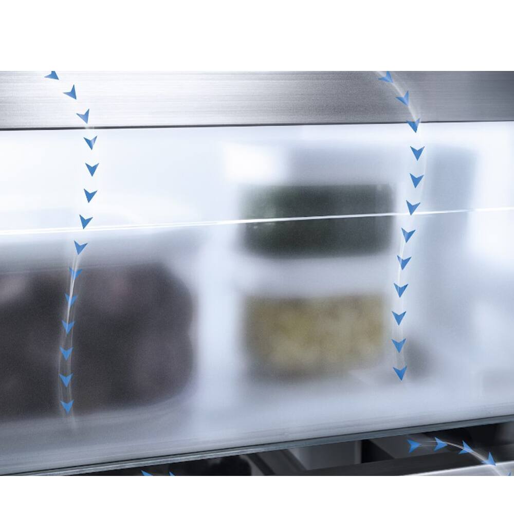 Back. Miele - Miele KFN 9855 iDE 30" PerfectCool 14.1 Cu. Ft. Built-In Refridgerator with Bottom-Freezer - Panel Ready.