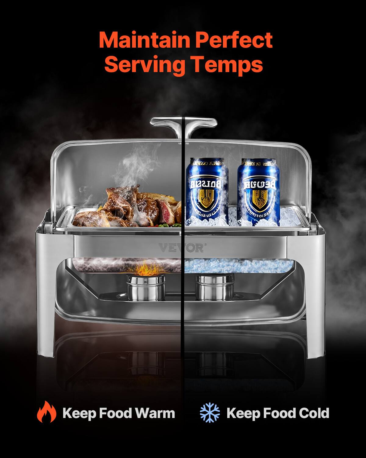Maintain Perfect Serving Temps, Keep Food Warm, Keep Food Cold