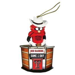 Santa's Workshop - Texas Tech Raiders 4" Game of the Day Ornament - Red