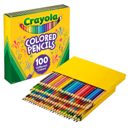 Crayola Colored Pencils 100 Different Colors!